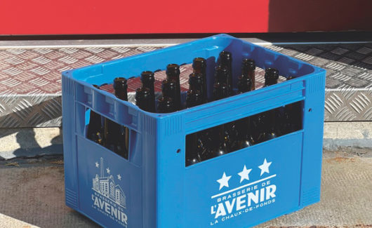 Caisse de verre vide